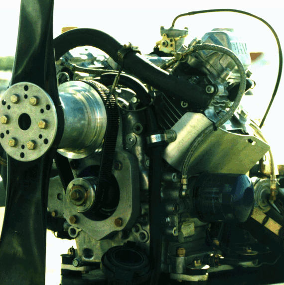 David 4 stroke 60 HP aircraft engine.
