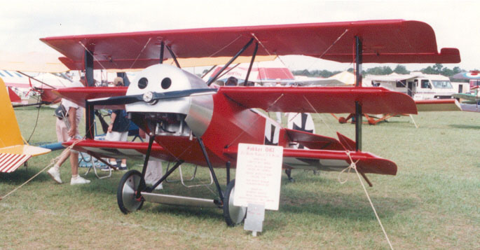 Fokker DR-1 Tri-plane by Robert Baslee at EAA's Airventure air show.