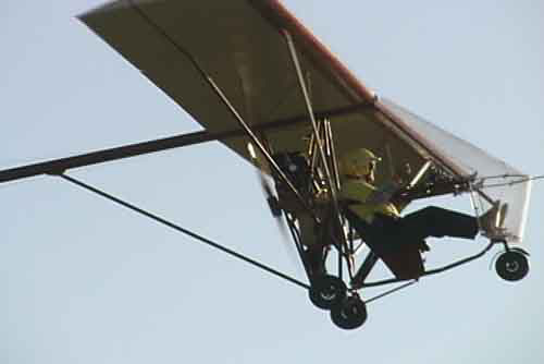Nomad ultralight aircraft on take off at Airventure.