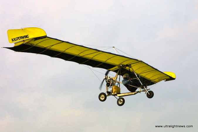 Kasperwing Kasperwing 1-80 ultralight, ultra lite aircraft, amateur built, experimental, homebuilt aircraft.