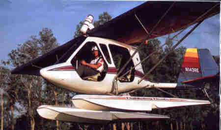 Panther ultralight,Rotec Engineering's Panther ultralight aircraft, Ultralight News newsmagazine.
