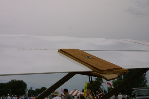 Aileron Lock can be used at the end of the wing and aileron on Buccaneer XA