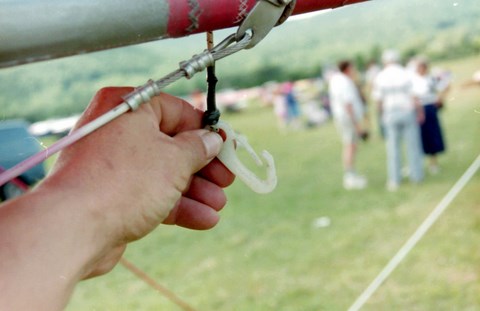 Some older ultralight designs use rope and plastic fittings on their control systems