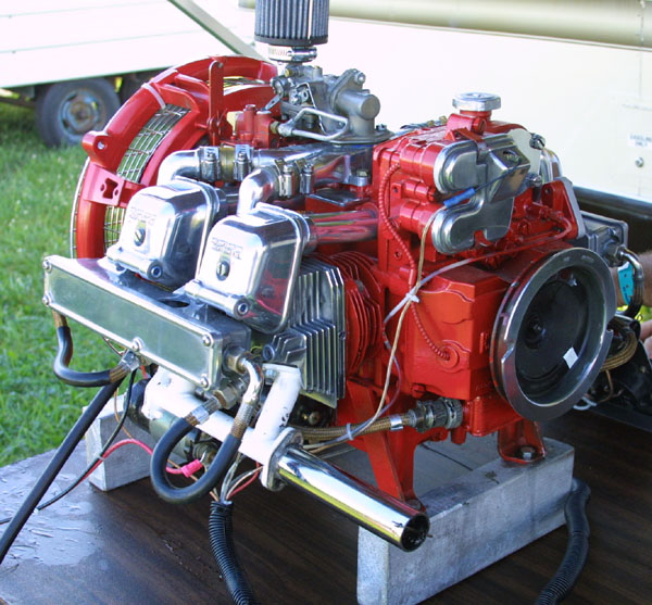 Teledyne aircraft engine conversion.