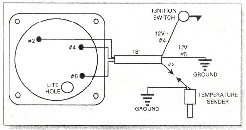 Water Temperature Gauge Wiring Diagram