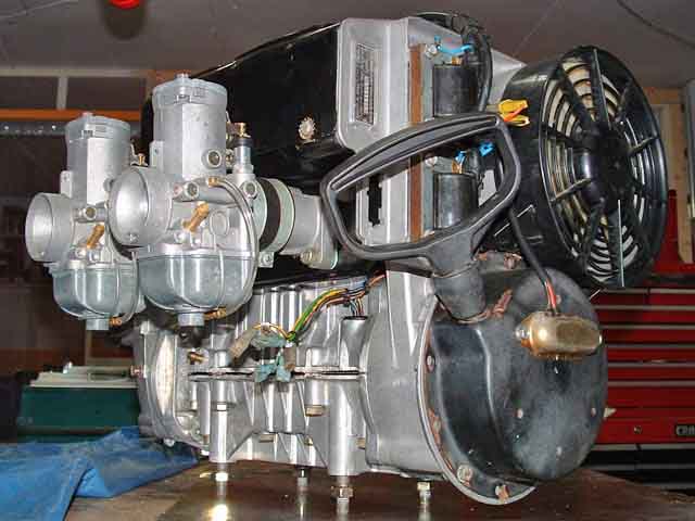 Rotax 503 Bosch points ignition engine.