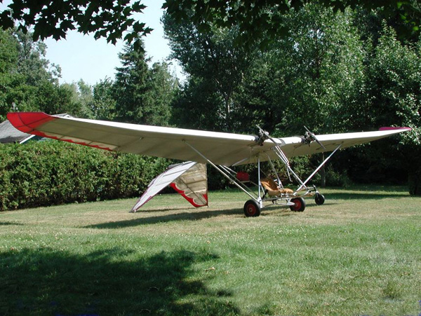 Lazair twin engine ultralight aircraft.