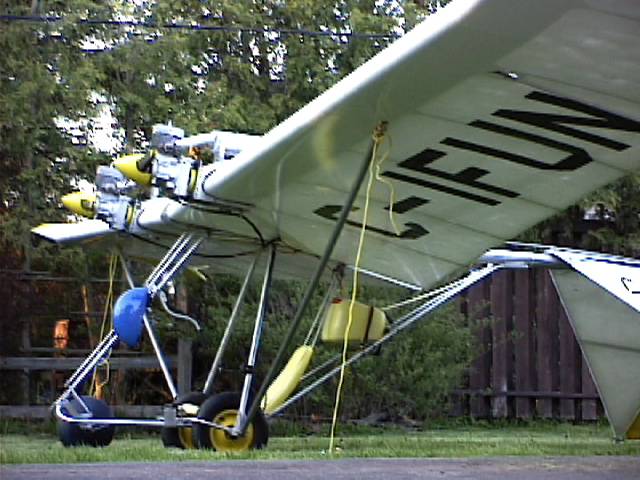 Lazair ultralight ready to fly.