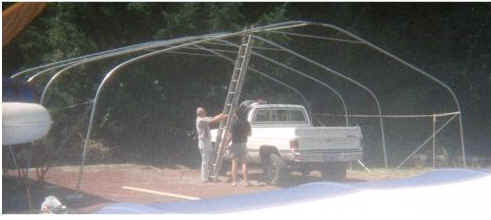 Ultralight Aircraft Hangar.