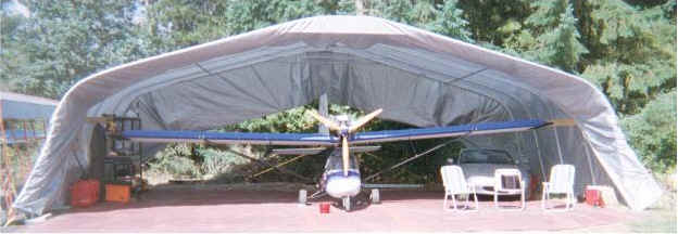 Ultralight Aircraft hangar.