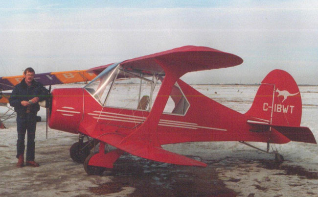 BeachBoy staggerwing ultralight and light sport aircraft plans.