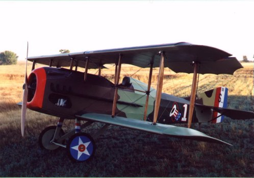 Early Bird Spad 13 ultralight and light sport aircraft plans.