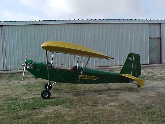 Texas Ranger Parasol experimental, amateur built and light sport aircraft plans.