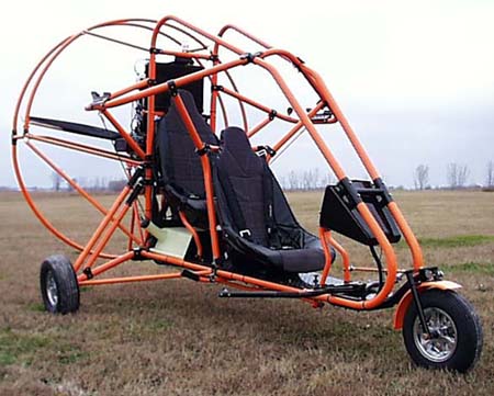 Buckeye Aviation, Buckeye Aviation's Breeze two seat powered parachute, Buckeye Breeze PPC.