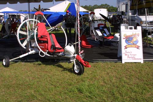 Speedwing Aircraft Sylphe powered parachute.