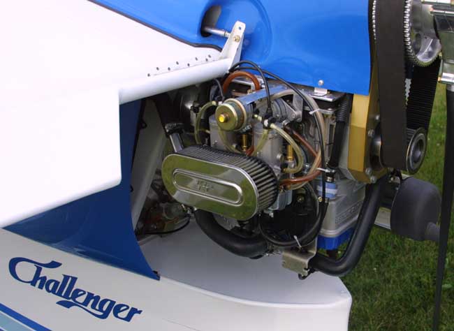 Quad City Challenger Rotax 582 mount.