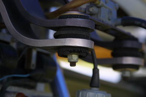 Older Quicksilver MX motor mount failed