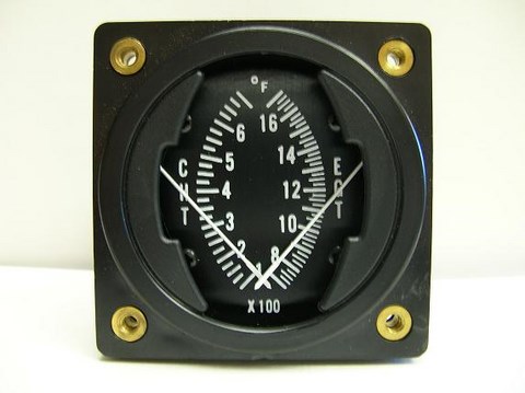 CHT, EGT Gauge to monitor engine temperatures