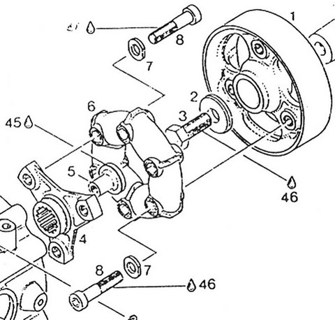 Rotax Gear Box Rubber Coupler Failure