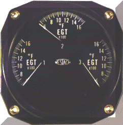 EGT or exhaust gas temperature gauge.