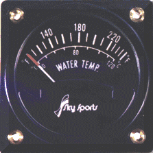 Rotax 582 water temperature gauge.