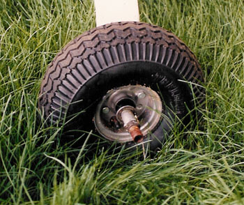Ultralight aircraft wheel bearing failure.