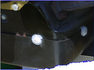Silicone used to prevent Rotax cowl screws from coming loose and entering prop on Beaver ultralight aircraft.
