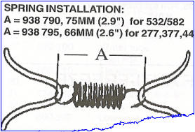 Proper exhaust spring length and installation for Rotax engines on Beaver ultralight aircraft.