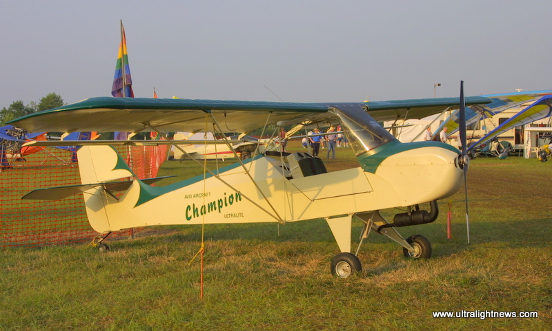Avid Champion ultralight aircraft pictures, Avid Champion ultra lite aircraft images, Avid Champion ultralight plane photographs, Ultralight News newsmagazine.
