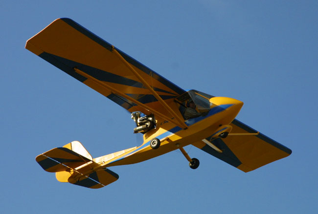 Quad City Challenger single place ultralight aircraft.