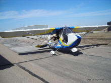 Quad City Challenger single place ultralight aircraft.