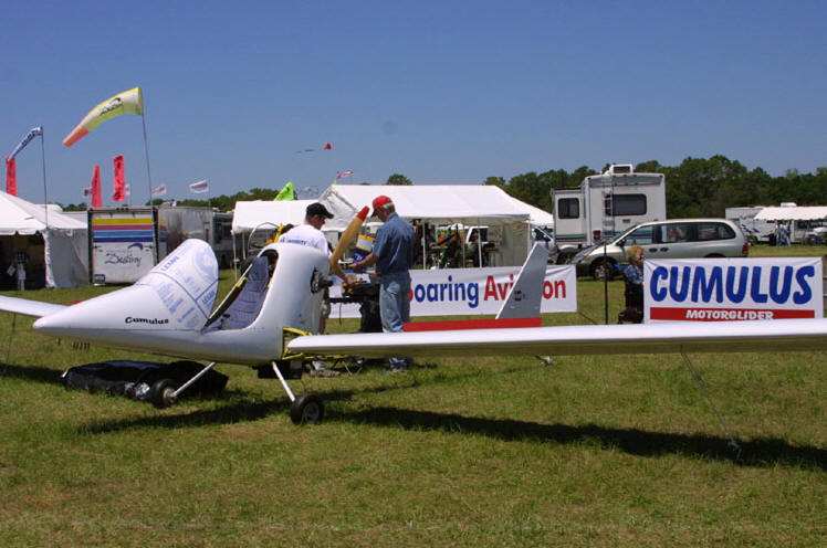 Cumulus motor glider, Cumulus glider by U.S. Aviation, Ultralight Soaring's Cumulus motor glider