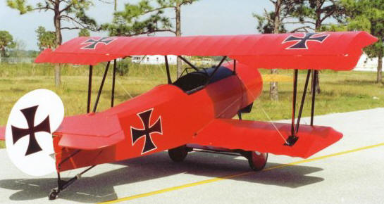 Fokker DVII WW 1 replica ultralight fighter by Airdrome Aeroplanes 