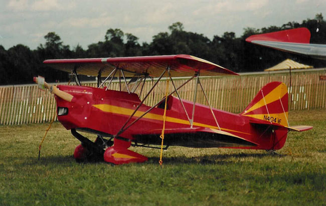 Fisher Flying Products FP 404 all wood ultralight bi plane.