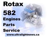 Rotax 582 engine, sales, service, parts and accessories for ultralight and light sport aircraft.