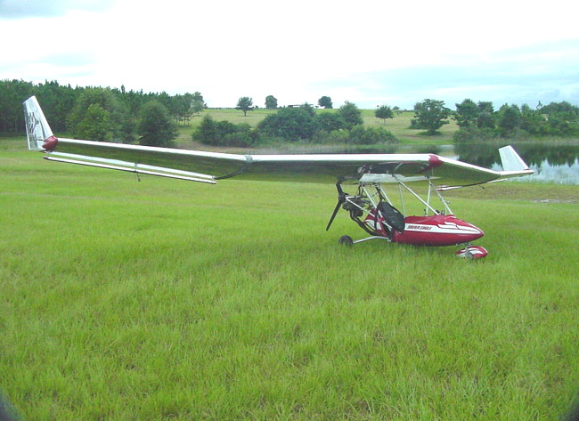 Mitchell Wing ultralight, Mitchell Wing A 10 motor glider, A-10 Mitchell Wing ultralight motor glider.