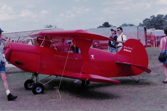 Ragwing Special all wood plans built ultralight aircraft.