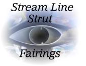 Stream lined strut fairing for ultralight and light sport aircraft.