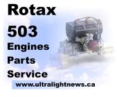 Rotax 503 engine, sales, service, parts and accessories for ultralight and light sport aircraft.