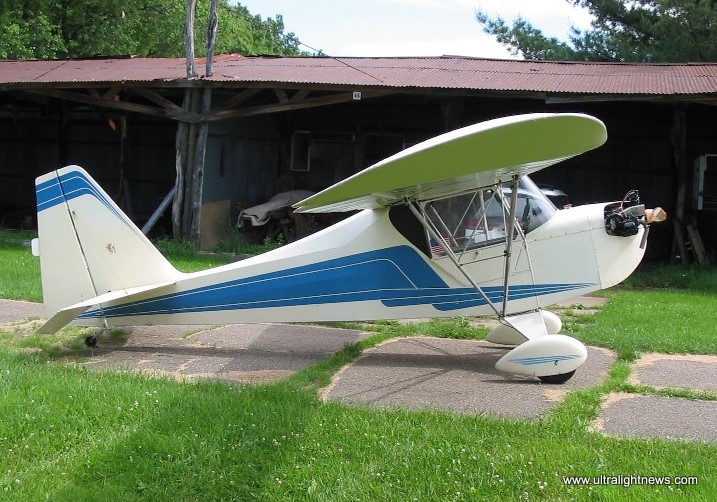 Carlson Sport Special, Carlson aircraft Sport Special light sport aircraft, Carlson Sport Special ultra lite plane, Ultralight News newsmagazine.