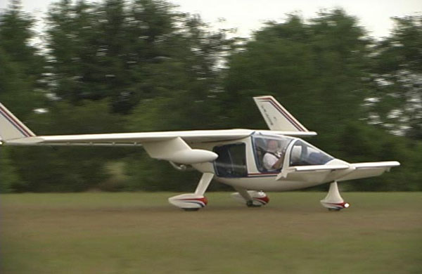 Team Falcon two place light sport aircraft.