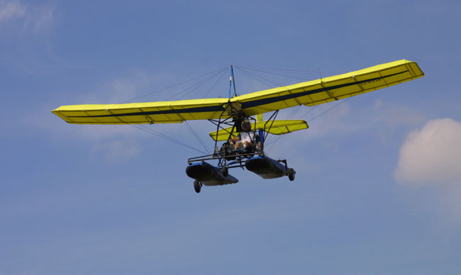 Quicksilver on amphbious floats.