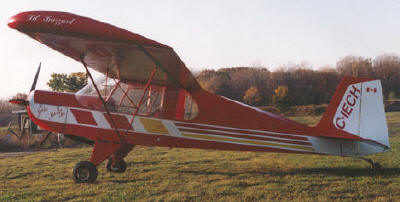 L'il Buzzard two place ultralight trainer