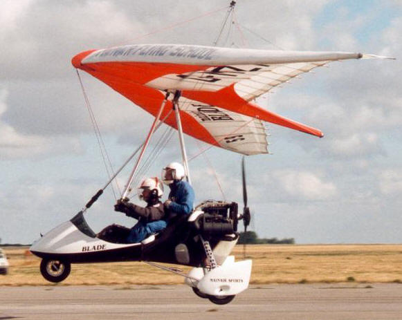 Blade trike, Mainair Sports Blade two place ultralight trike.