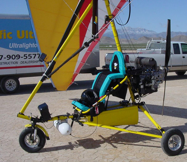 Cosmos Bison trike, Cosmos Bison two place ultralight trike.