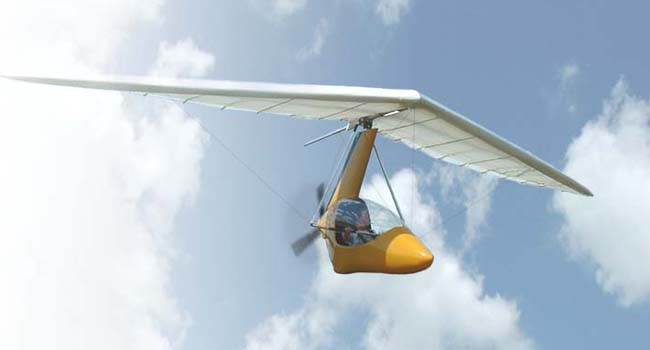 Escape Pod ultralight glider, Seagull Aerosports Ultralight Escape Pod glider.