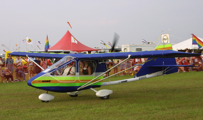 CGS Hawk Classic two place ultralight trainer.