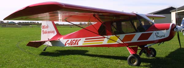 L'il Buzzard two place ultralight trainer.