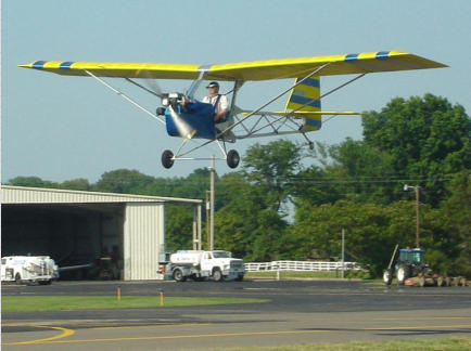 The Afford-A-Plane a part 103 legal ultralight aircraft built from plans.