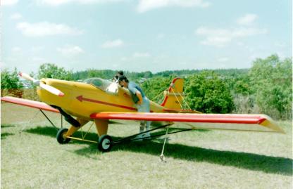 Fisher Avenger low wing experimental aircraft build from a kit or plans.